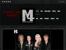 Tablet Screenshot of march4thmusic.com
